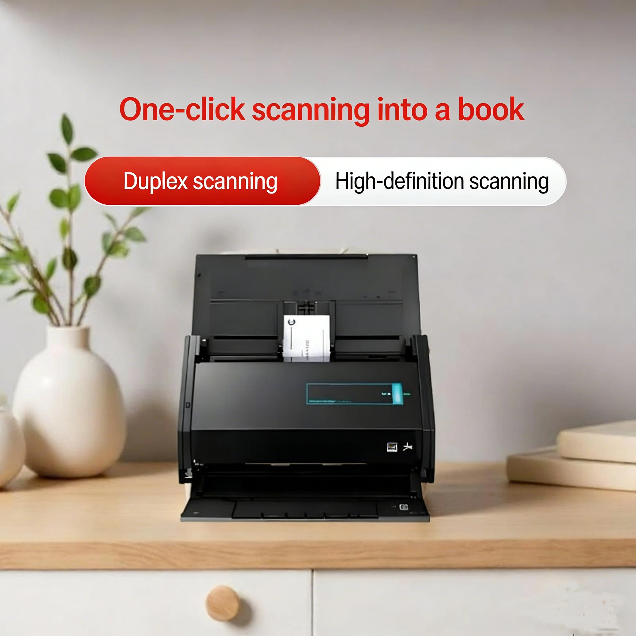 IX500 Scansnap USB High-resolution Cloud Document Photo and Receipt Scanner with Double-sided Scanning Function