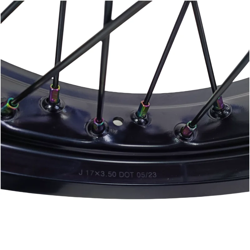 Mulit Size in Stock Motorcycle Wheels Sets Supermoto Parts 17 Inch Supermoto Wheels