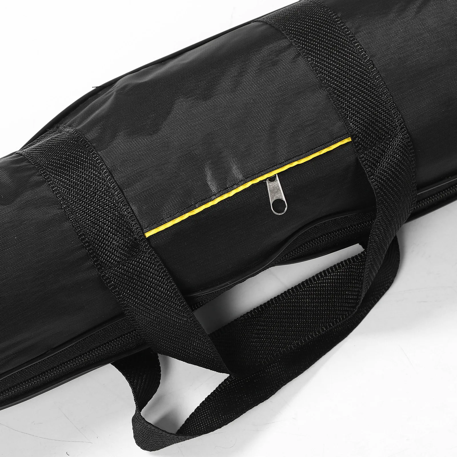 Black Canvas Erhu Bag Shockproof Padded Instrument Carrier for Erhu Zhonghu Quhu Spacious Interior Multiple Carry