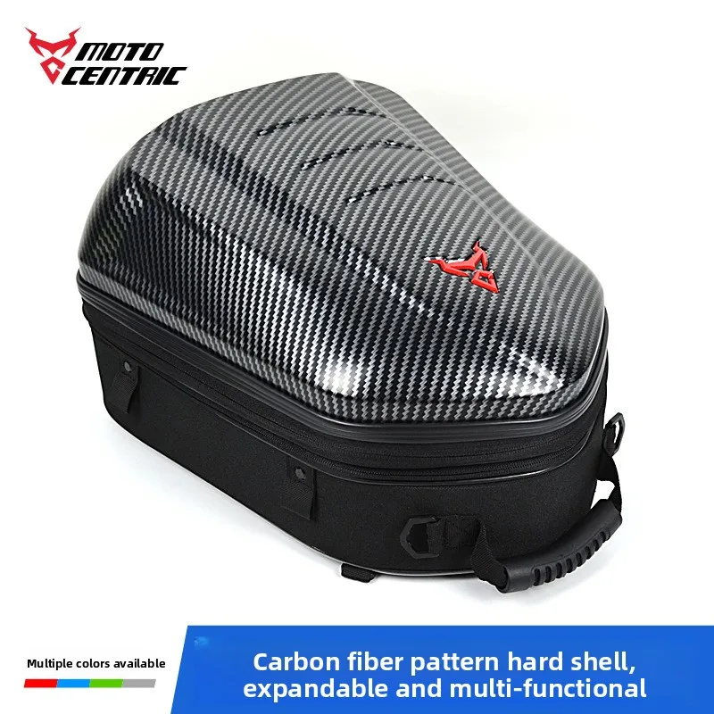 

MOTOCENTRIC Motorcycle Tail Bag, Shoulder Bag, Rear Seat Bag, Hard Shell Knight Bag, Cycling Sport