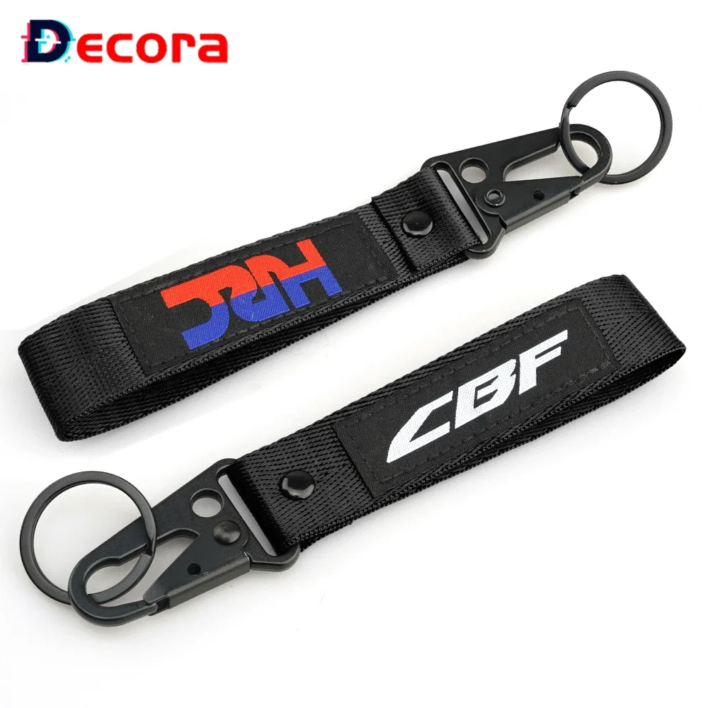 For Honda CBF125 CBF500 CBF600 Moto CNC Keychain Keyring Key Chain Key Ring Black Red CBF1000 CBF 125 150 250 500 600 600S 1000