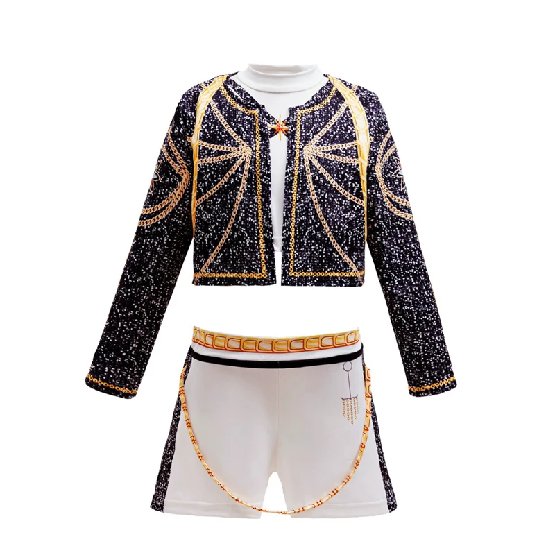 Girl Cosplay Singer Fashion 2026 Spring Summer Clothes Stage Performance Dress Up Uniform Children Show Party Costumes