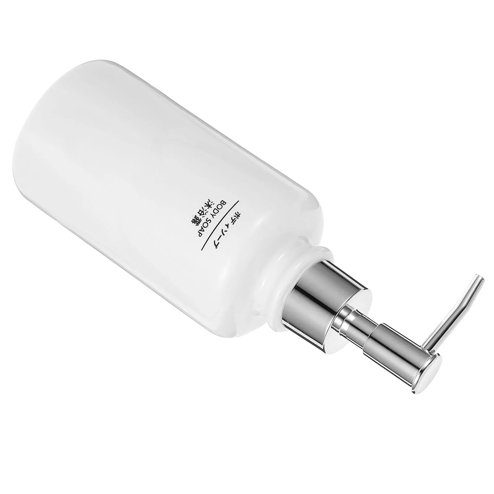 

Ceramic Soap Dispenser Pump Refillable Hand Soap Bottle Bathroom Lotion Shampoo Conditioner Dispenser Press Pump Type for Home