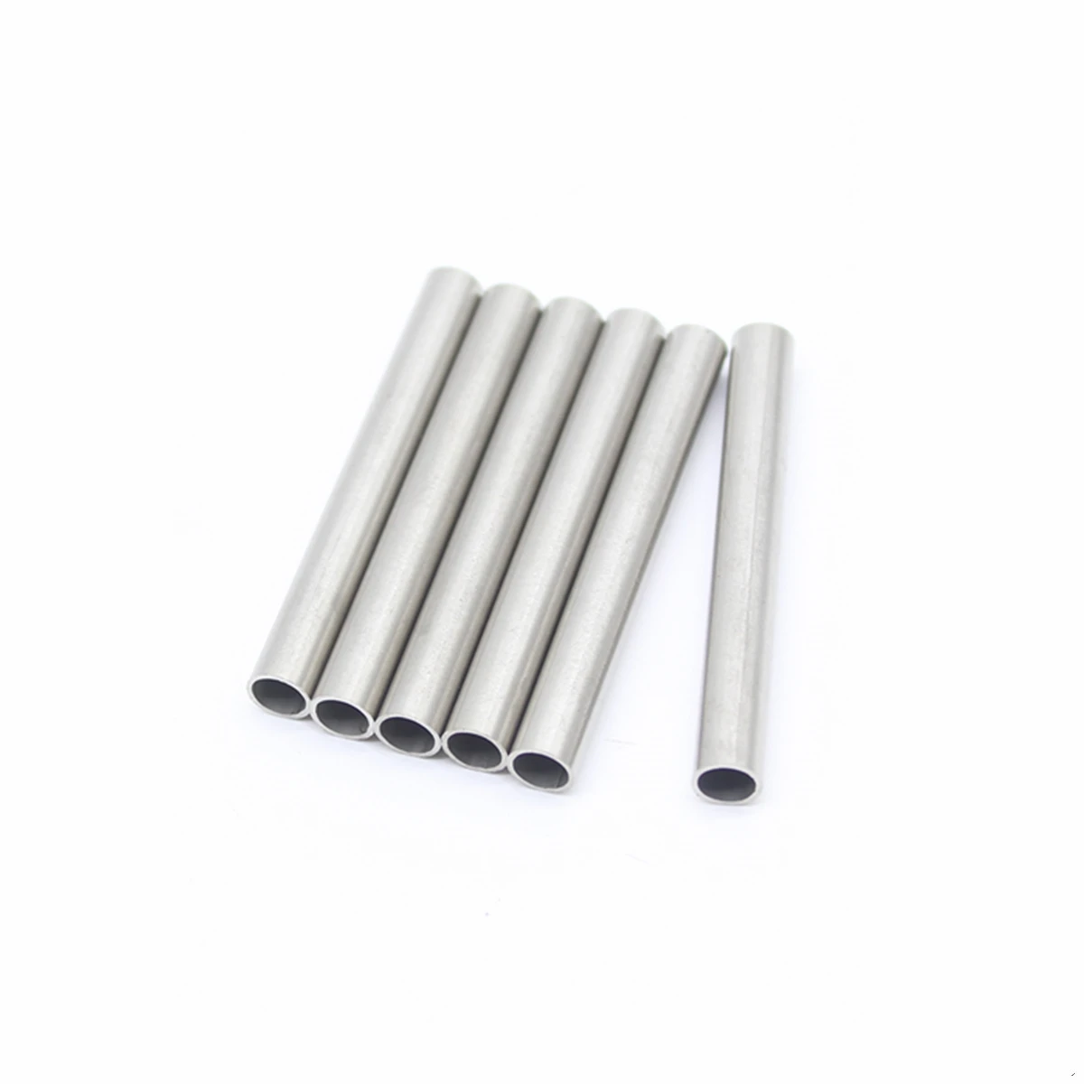 304 Seamless Stainlessy Steel Tube OD1/1.5/2/3/5/6/7/8/10/12mm Round Capillary Seamless Straight Tube Length 50~500mm