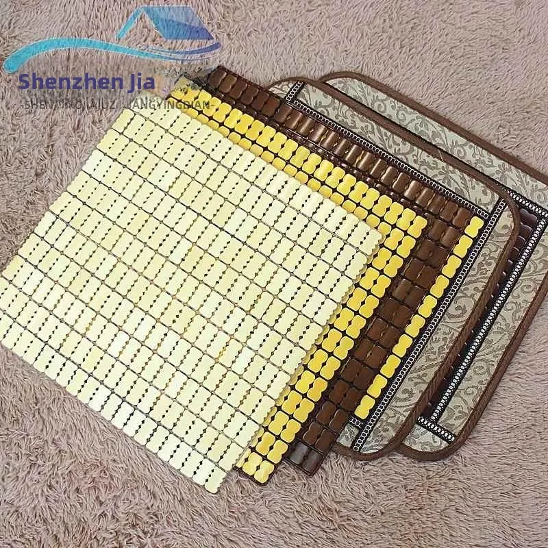 summer-breathable-bamboo-cooling-mat-chair-pad-office-chair-stool-car-poker-sofa-dining-chair-mat-modern-simple-style