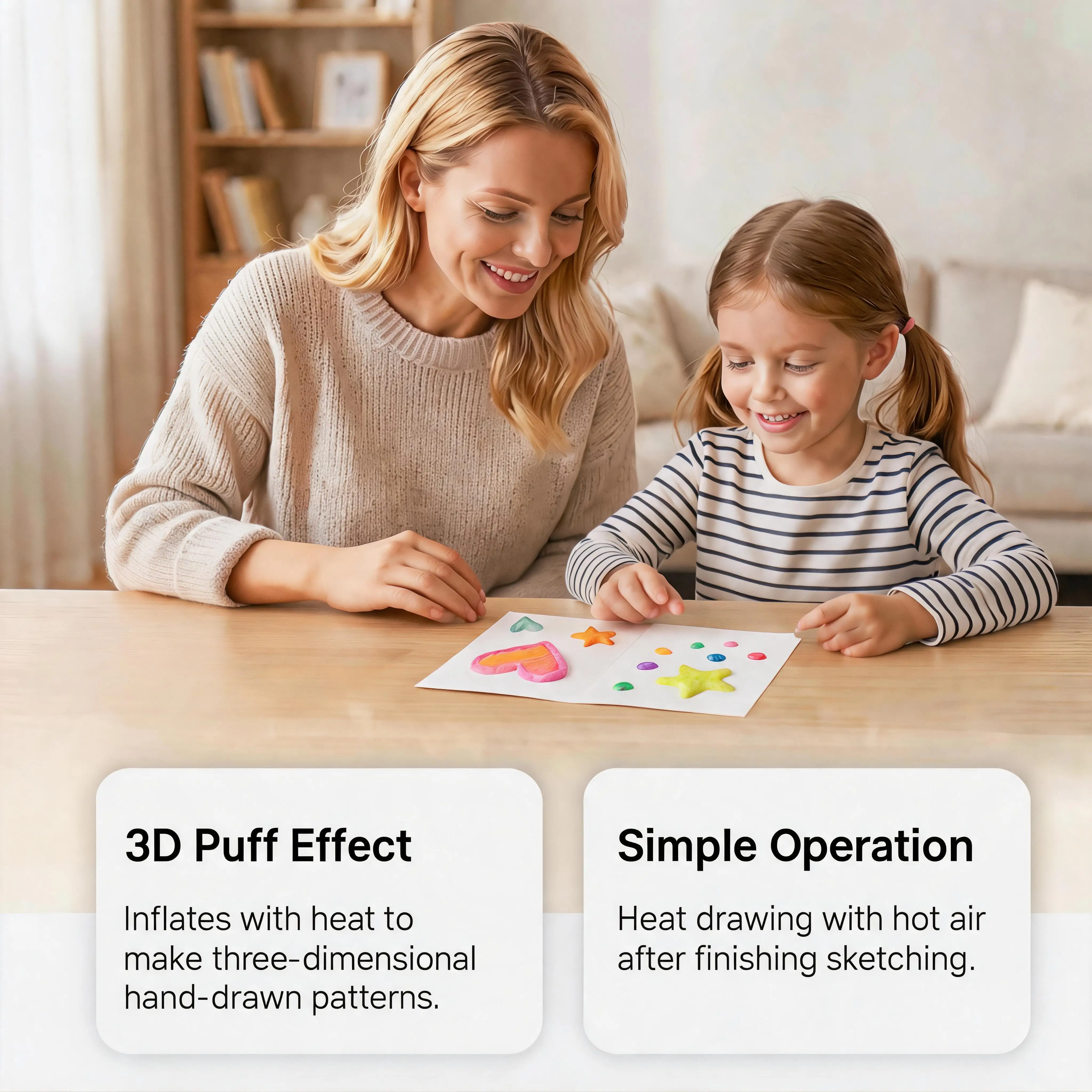 Kids Puff Effect Marker Set Thermal Swell Painting DIY Hand‑Making Graffiti 12 Colorful Art Children Present Pop Art Bubble Pens
