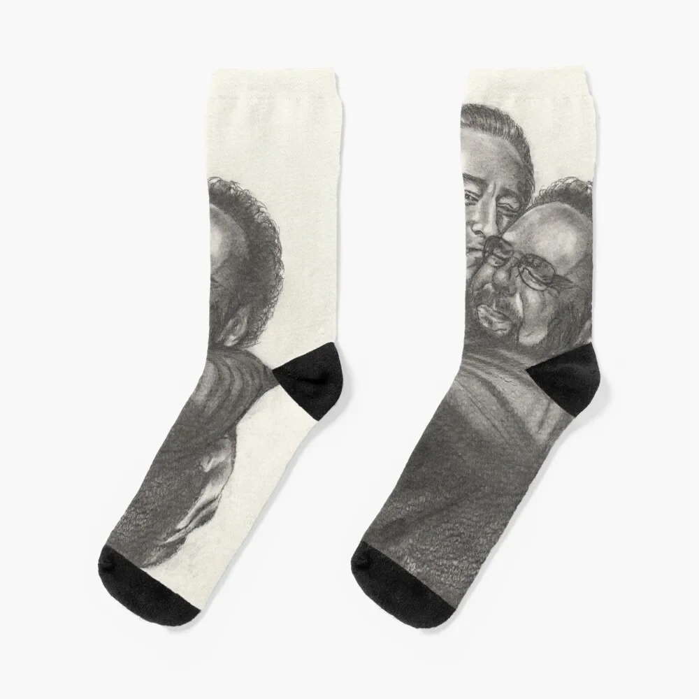 Robert De Niro, Billy Crystal Socks cycling cotton funny gifts Antiskid soccer Women's Socks Men's