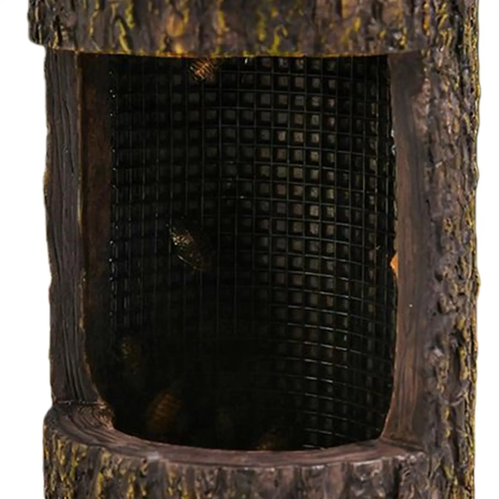 

Кормушки для рептилий, устойчивая к падению миска для еды, имитация пенья дерева, дизайн, аксессуары для рептилий для среды обитания с крючками для маленьких домашних животных