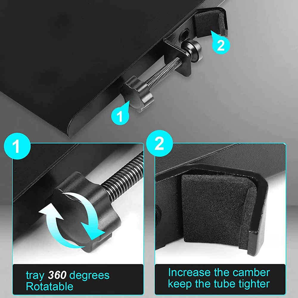 ไมโครโฟนขาตั้งการ์ดเสียงคลิปออนอเนกประสงค์สำหรับการแสดงสดคาราโอเกะคอนเสิร์ตเป็นต้น