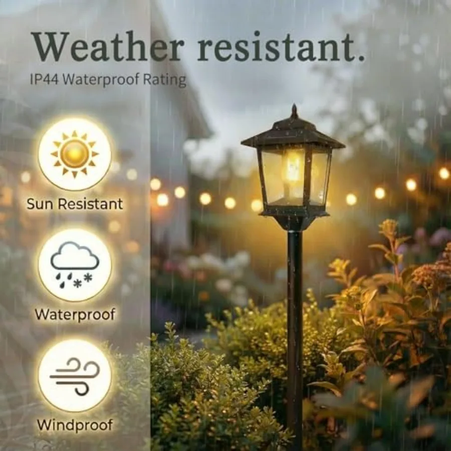 Outdoor Solar Post Lights, 2-P - Outdoor Lighting For Patio recensione e prezzo