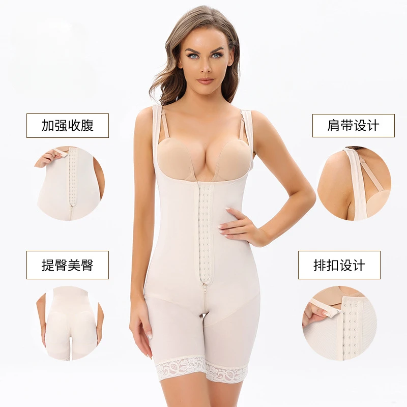 

Original Women's Colombian Postpartum Sash Reducers Corset High Girdle For Post-Surgical Use Slimming Sheath Tummy Shapewear