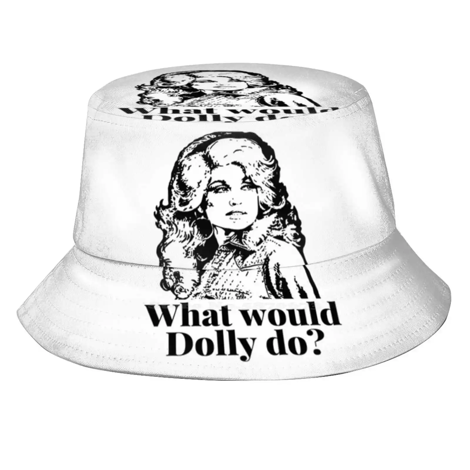 What Would Dolly Do Uv Protection Foldable Bucket Hats Women Men What Would Dolly Do