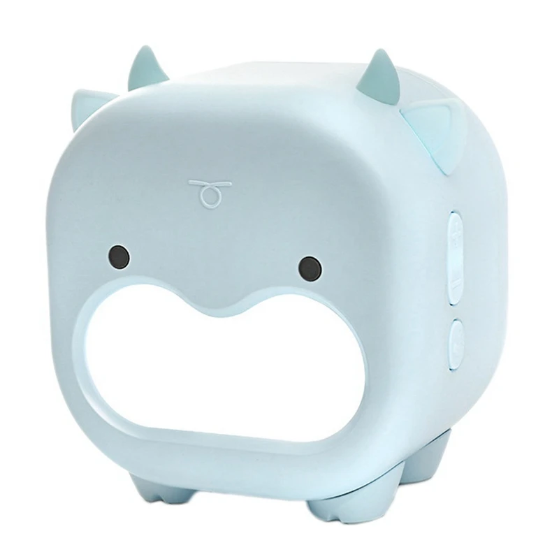 Nordic LED Night Light Children's Room Bedside Sleep Lamp NightLight USB Charging Cute Night Light,Light blue