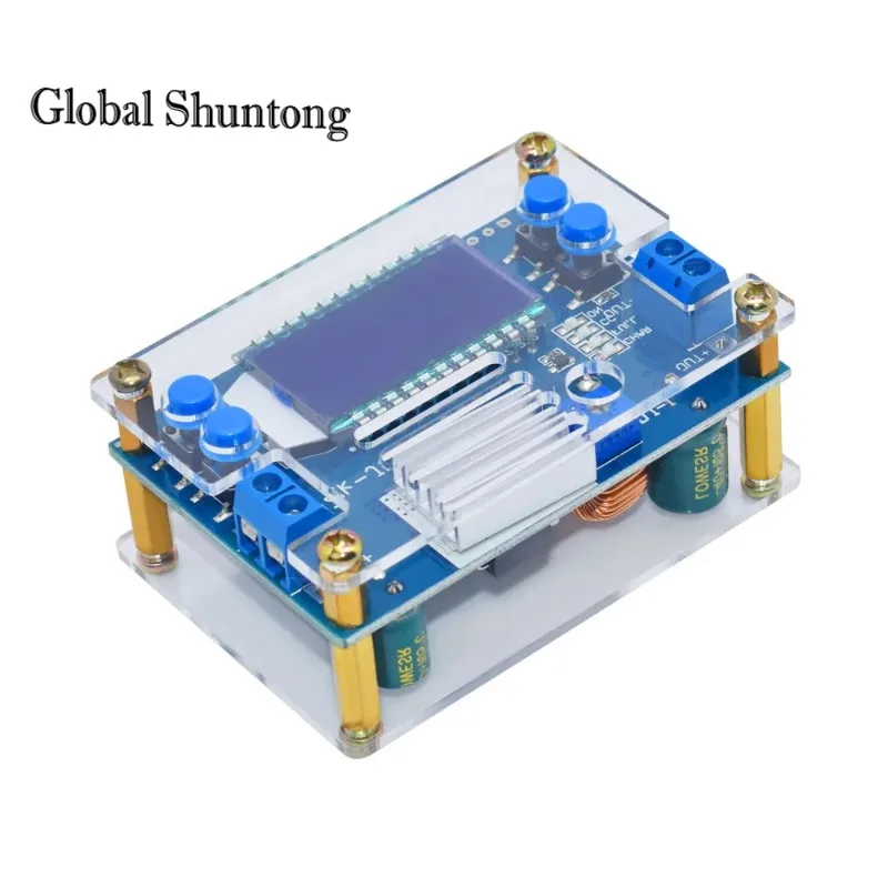 DC DC Step Down DC 6.5 -36V to 1.2-32V 5A CC/CV LCD Digital Display Adjustable Buck Power Supply Voltage Regulator with Case