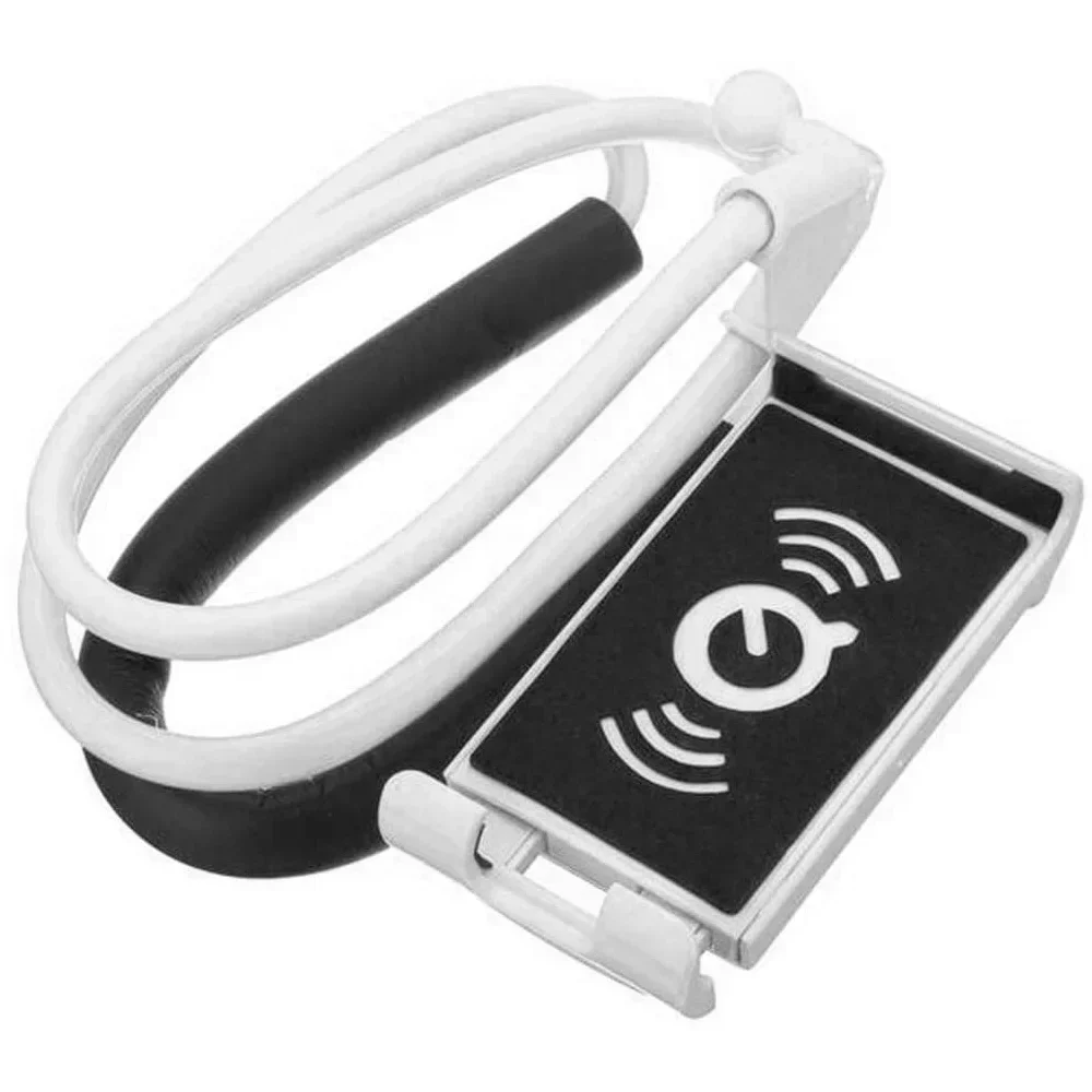 Hals-Handyhalter, Flexibler Hängehalter für Bett, Freihändiger Handyständer mit Komfortpolster für Reisen, Zuhause und Büro – Detail 9