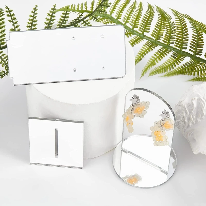 Clear Acrylic Jewelry Rack Needle-style Ear Storage Shelf Earrings Display Board Ear Studs Display Rack for Women