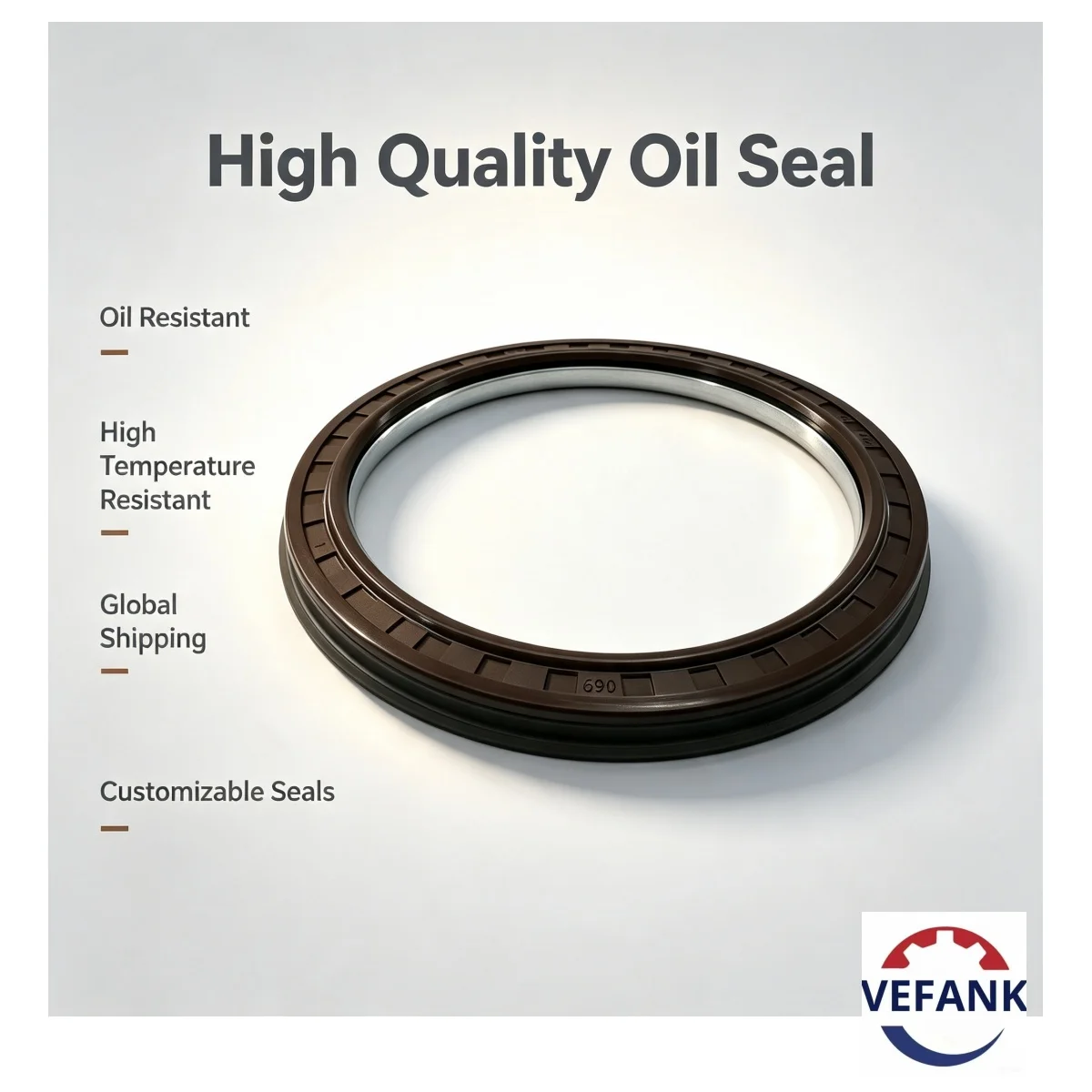 125*148*8.1 Crank Shaft Oil Seal FKM;FPM, OEM：20518642, High Quality, Suitable for Volvo Truck Repair