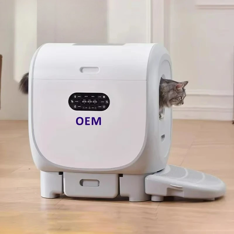 Bulk Smart Automatic Cat Litter Box 101L Large Space ABS Plastic with Odor Control & Easy to Clean for Pet Shops