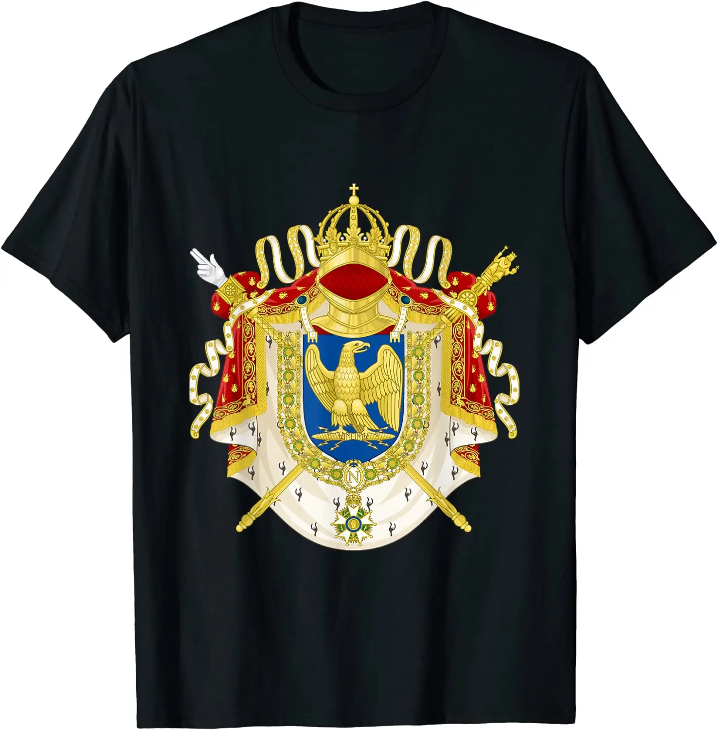 Greater Arms of The First French Empire Napolean Men T-Shirt Short Sleeve Casual Cotton O-Neck Summer Shirts