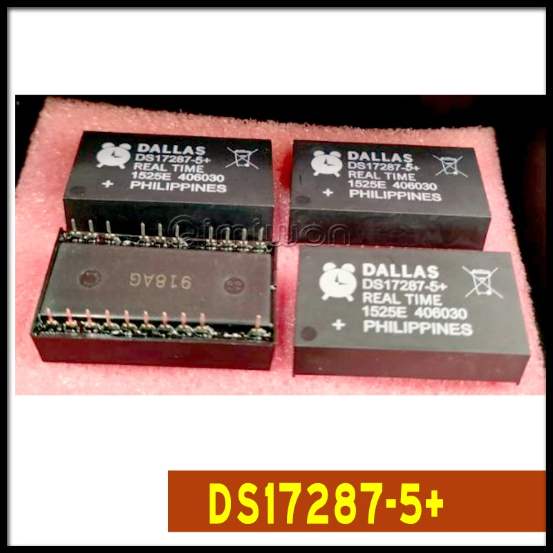 IN STOCK 2PCS-10PCS/LOT DS17287-5+ DS17287 DIP-20