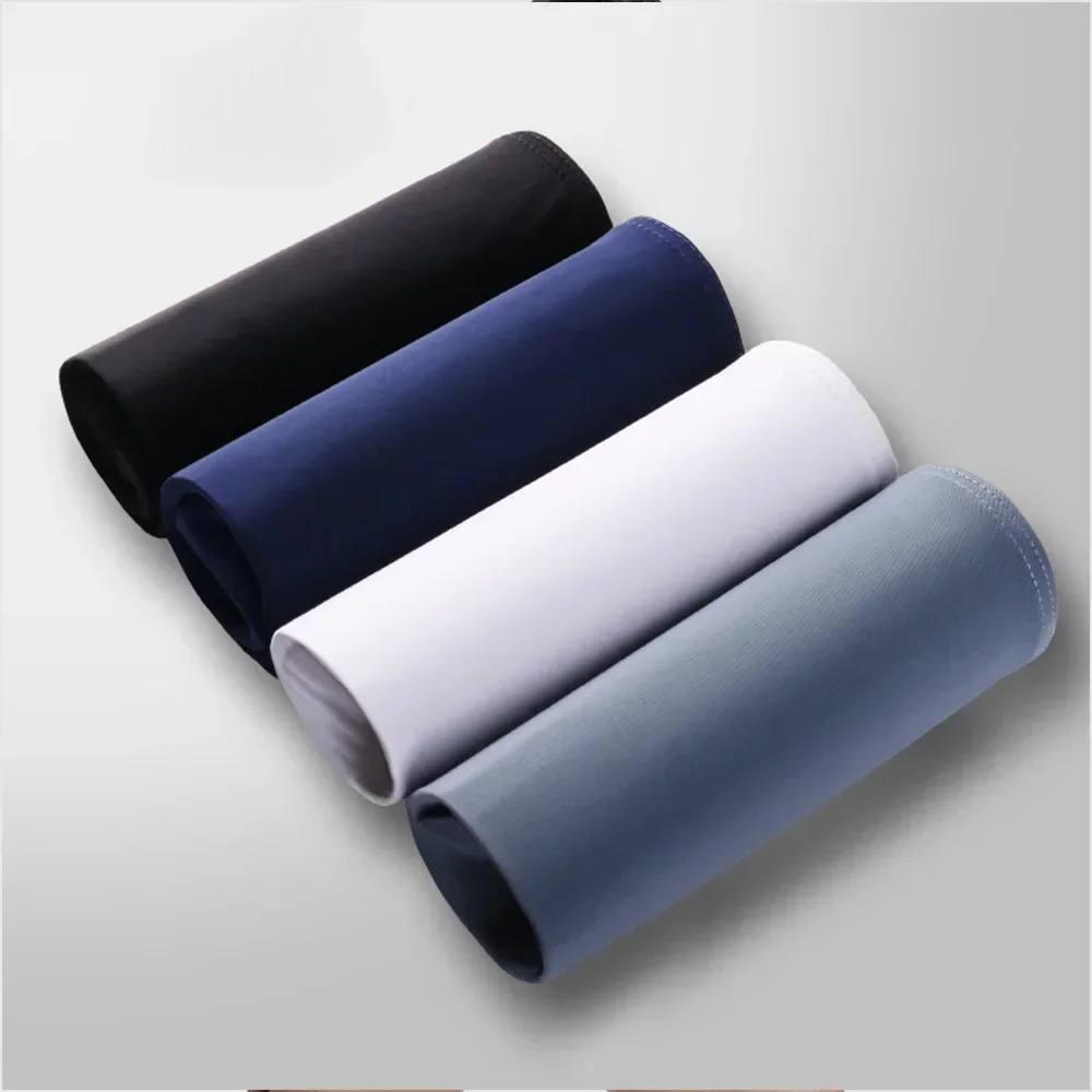 

5pcs Summer narrow edge men's sports breathable ice silk briefs thin low waist tight-fitting no trace small briefs