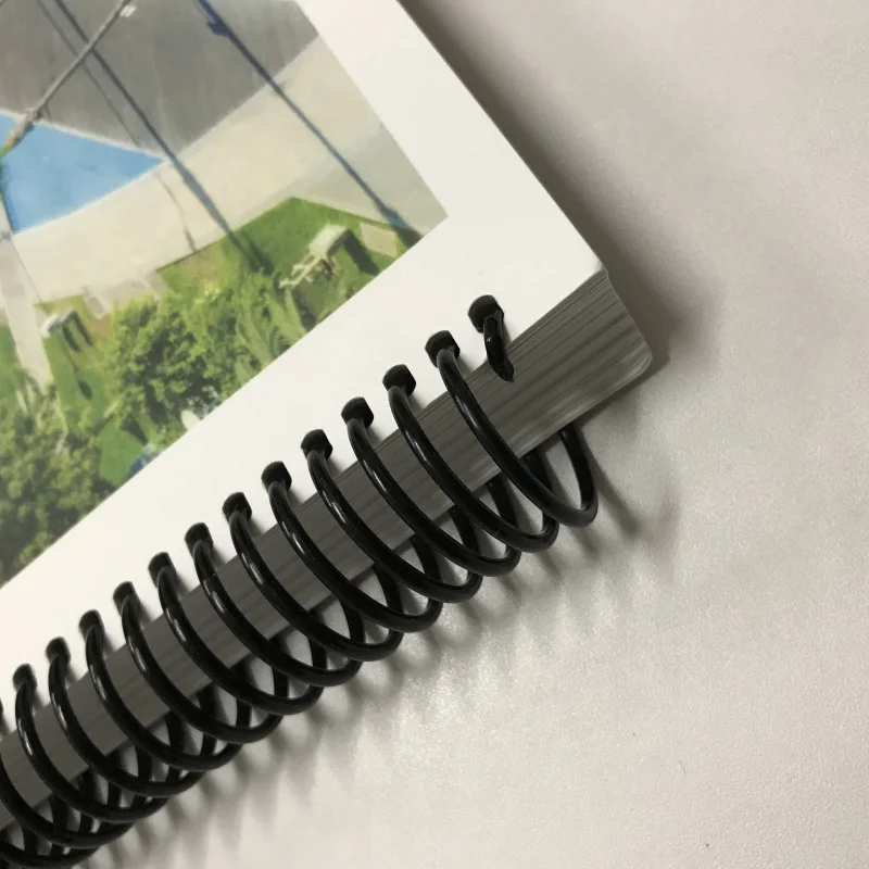 50 0.Zhang.Custom.Company brochure Printing Offset/Digital Printing Custom Sprial Binding Book Look Book Printing