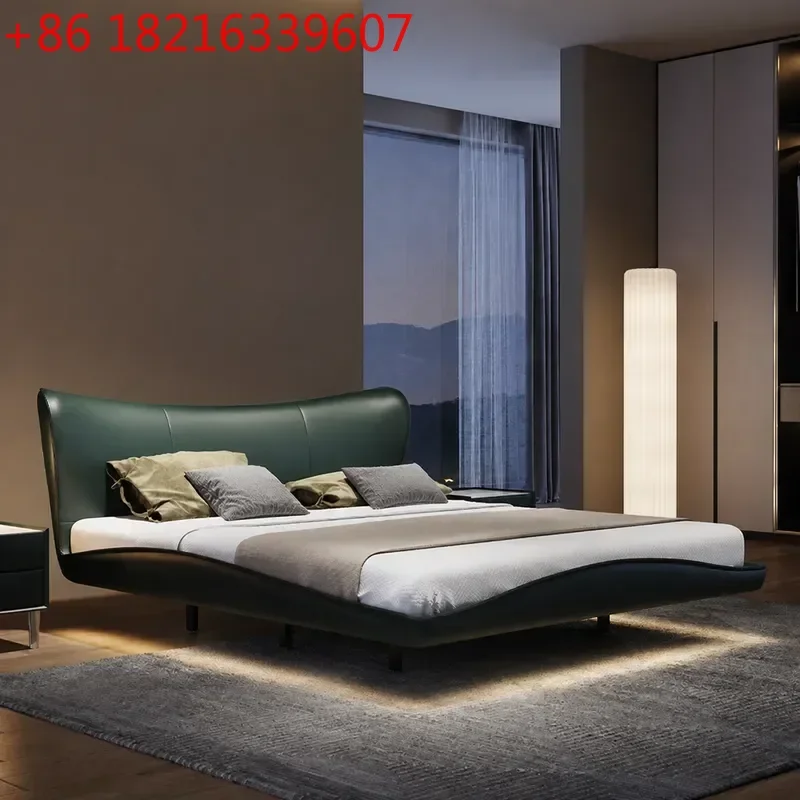 YAO Electric Recliner Leather Sofa Zero Wall Black Italian Minimalist Living Room Furniture Government Subsidy Available