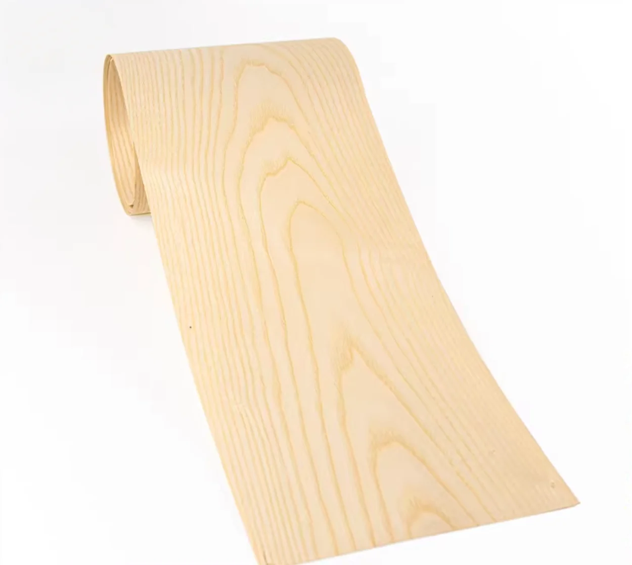 1pcs  0.5mm  Natural Ash Figured Walnut Wood Veneer Sheets