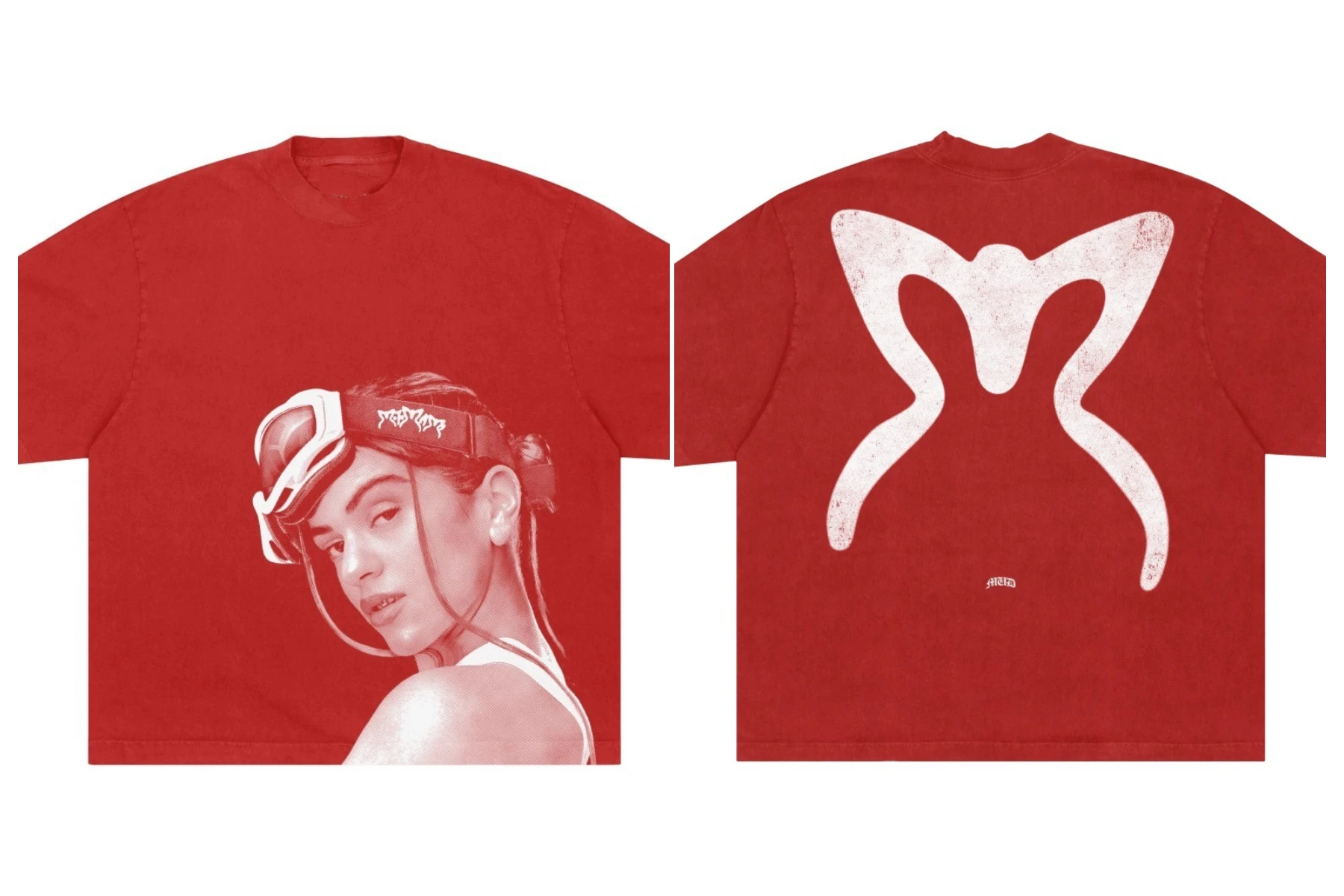 Y2k chanteur Lux Rosalia T-shirt imprimé hauts mode haut rétro tendance sport vêtements de rue décontracté ample T-shirt col rond haut unisexe