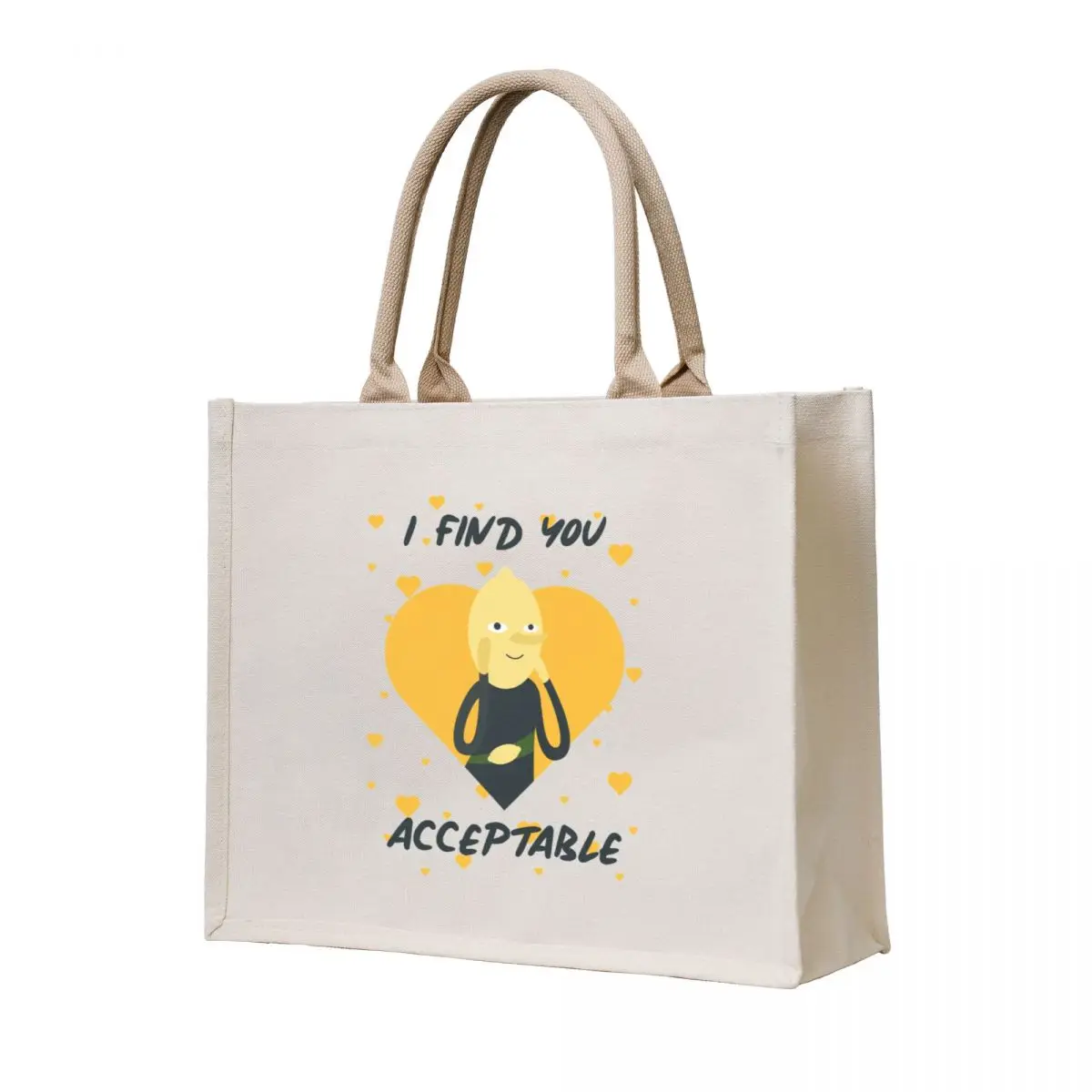 

I Find You Acceptable (Adventure Time) Tote Bag tote bag canvas shopper bag woman Cloth bags