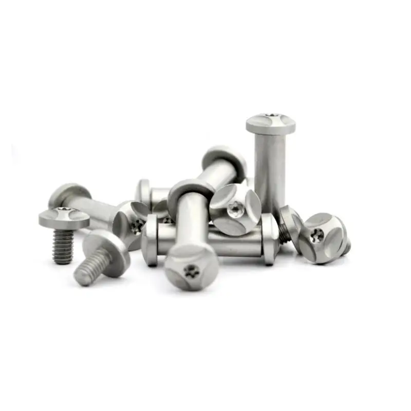 

1set 5MM/6MM Knife Handle Fastening Screws Rivets on The Lock Screws Rivets Shank Tool CNC Engraving Mill Handle Screw Rivets
