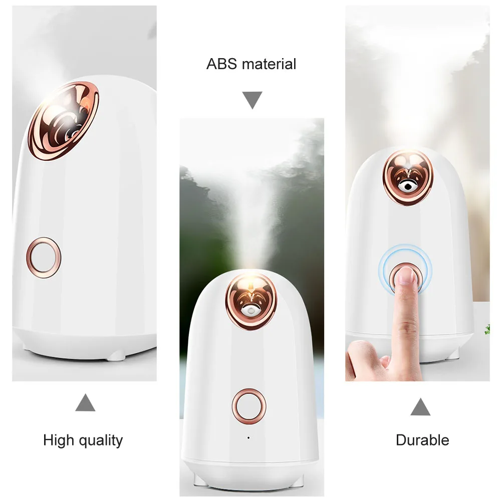

Facial Steamer with Us Plug High-Quality ABS Material Quick Hot Mist Evaporation for Open Pores Skin Hydration Anti-Aging