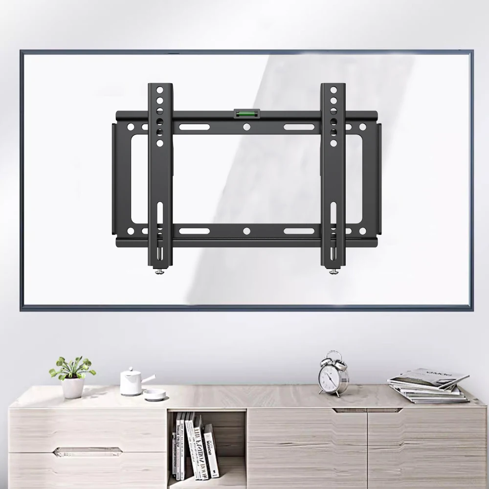 

BEISHI Universal TV Bracket Low Profile TV Wall Mount Fixed for Most 14"-32" Flat/Curved TVs with Max VESA 200X200mm Up to 40kg