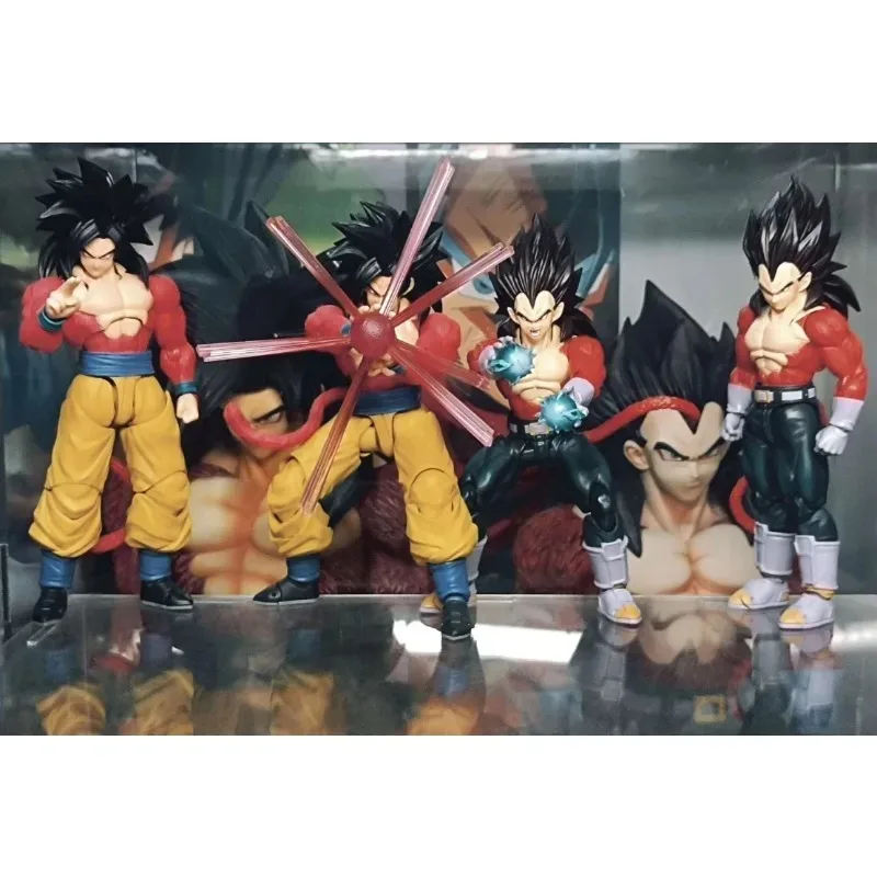 In Stock！100%Original Bandai S.H.Figuarts Dragon Ball GT SSJ4 Super Saiyan 4 Son Goku Action Anime Figures Models Toys Gifts view 6