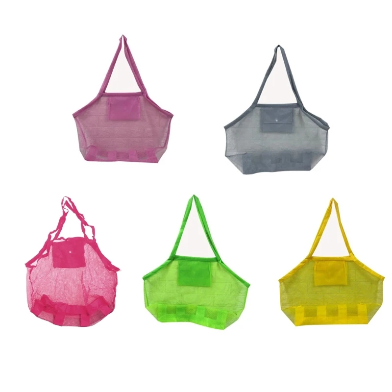 Large Beach Bags Used for Storage of Travel for Shell Storage for Children's Outdoor Collection Summer Beach Sand