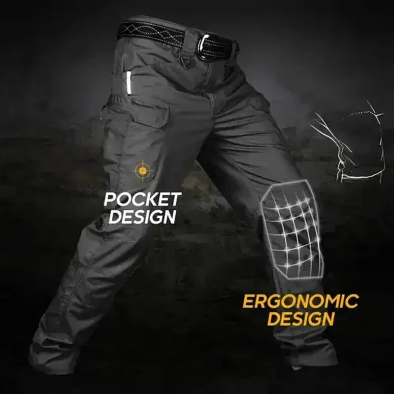 5XL 6XL Winter Outdoor Keep Warm Assault Wear Resistant Multiple Pockets Long Trousers Soft Shell Mountaineering Tactical Pants