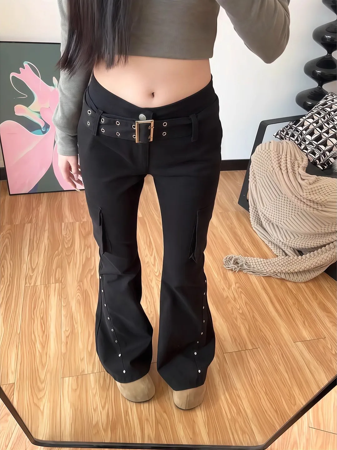 

Men's And Women's Straight Leg Slim Fit Jeans High Street Cleanfit Trousers Knife Bell Bot Wear Resistant Casual Jeans