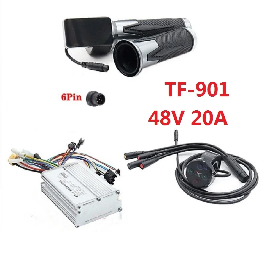 SEALUP-Electric Scooter Motor Controller, Throttle Power Switch, Middle LCD Display, Accelerator Part, TF-901