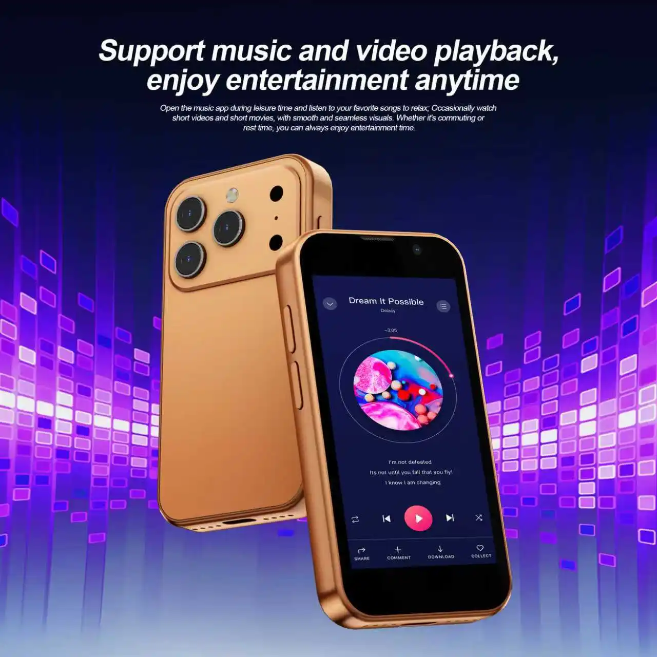 سيرفو 3G WCDMA جيب الهاتف الذكي نظام أندرويد 2 SIM الاستعداد Play Store 16GB ROM Face Unlock Wi-Fi 3.0 "الهواتف المحمولة الذكية الصغيرة #6