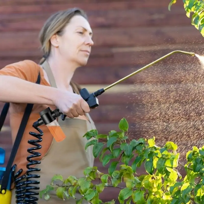 

Foam Cannon Garden Hose 100ml High-Pressure Car Wash Foamer Adjustable Sprinkler Precision Garden Waterer With Scale For Outdoor