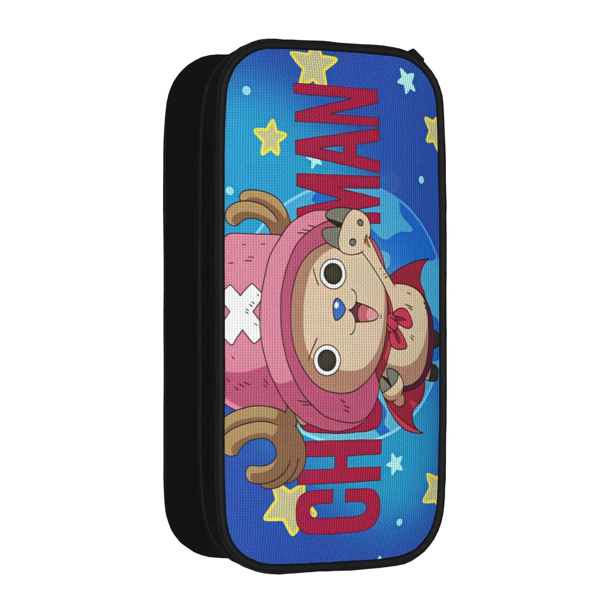 Kawaii Pencil Case TONY TONY Chopper! Pencil Pouch Ones Pieces School Pencil Cases Boy Girl Canvas Design Stationery Organizer