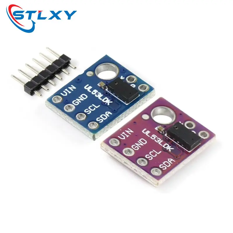 5Pcs VL53L0X Time-of-Flight (ToF) Laser Ranging Sensor Breakout 940nm GY-VL53L0XV2 Laser Distance