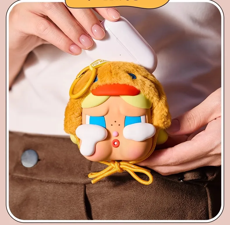 Genuine New Crybaby Crying Again Series Cute Earphone Decoration Bag Creative Trend Peripheral Kawaii Halloween Christmas Gift