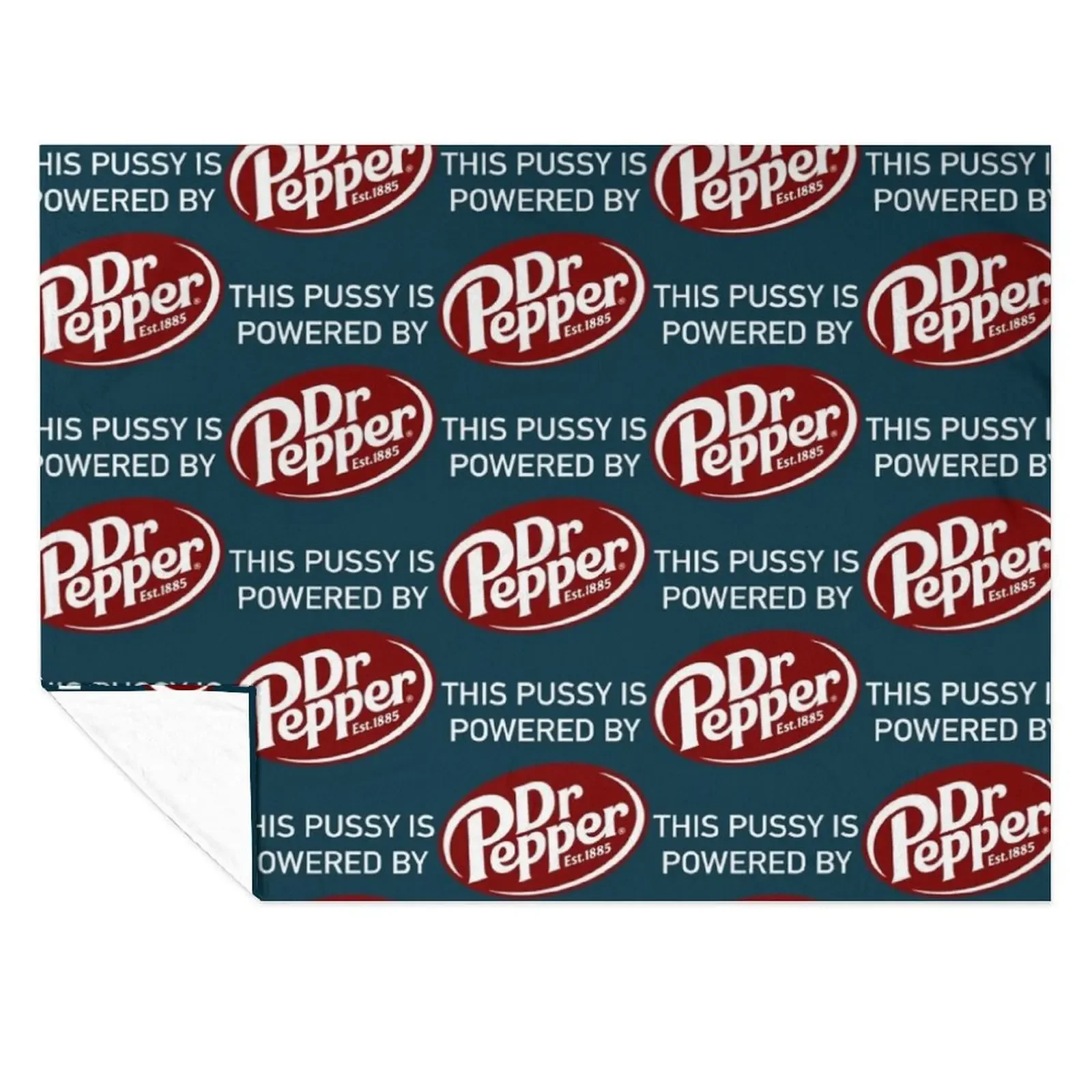 

This Cat Is Powered By Dr Pepper Throw Blanket Blankets For Bed decorative Vintage Softest Blankets