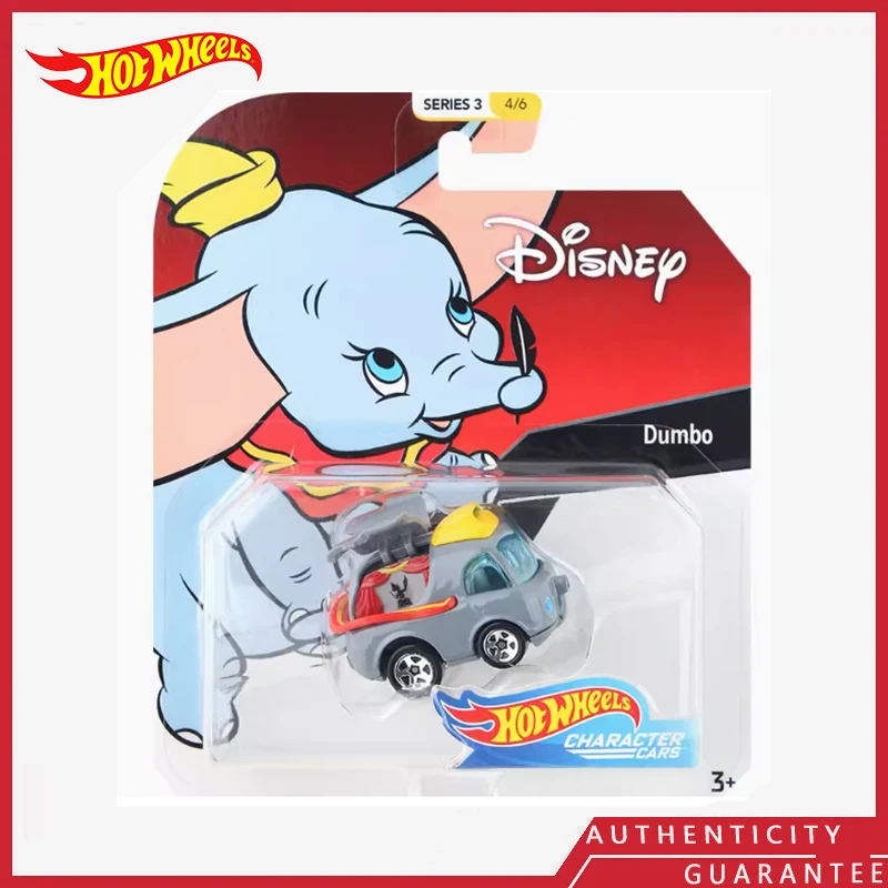 [Auf Lager] heiße Räder Original Disney Serie 3 Dumbo Charakter Autos Fahrzeug Spielzeug Modelle Legierung Sammler Ornament