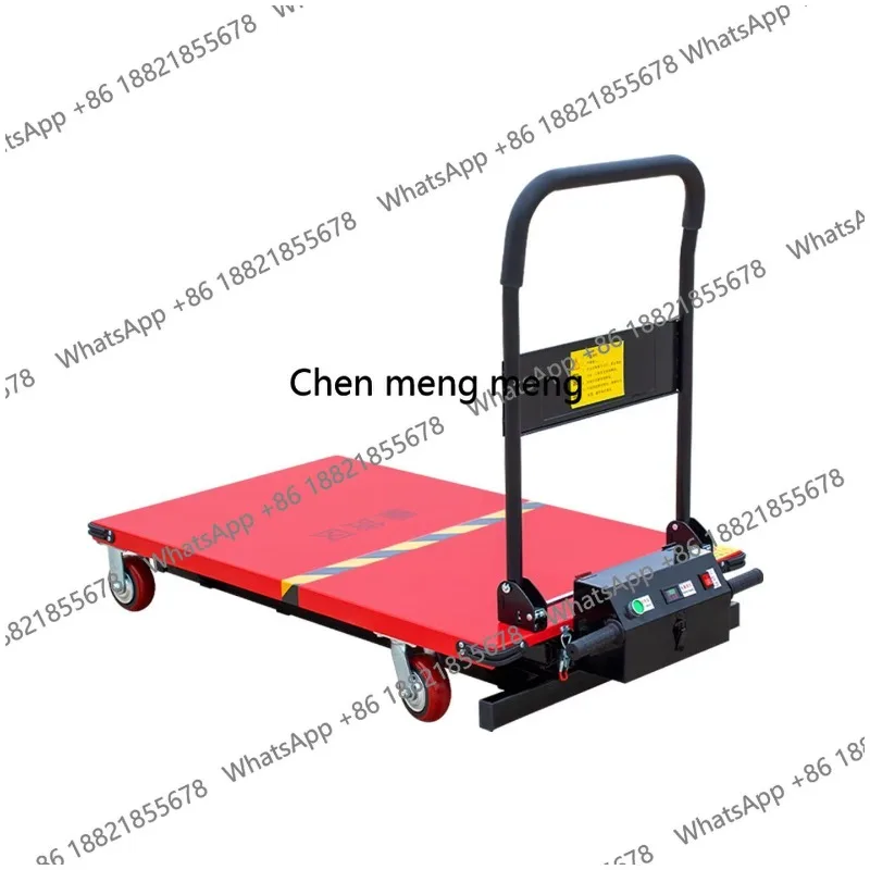 Portable Electric Hydraulic Scissor Lift Table Cart Small Manual Push Platform Truck for Warehouse Cargo Handling Lightweight