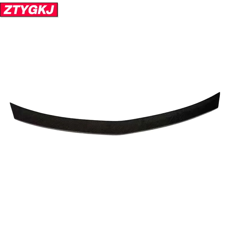 V Style Carbon Fiber Material Rear Spoiler Trunk Back Wing For Mercedes Benz W213 4 Doors Car Tuning 2017-2020