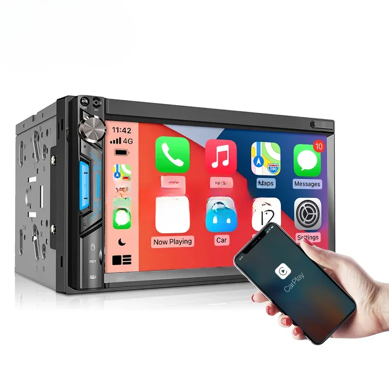 

l # JMC Universal Car Radio Mirror Link 7 Inch MP5 Stereo Audio 2 Din Ce Universal Reversing Car Screen Complete Kit 7 Inch