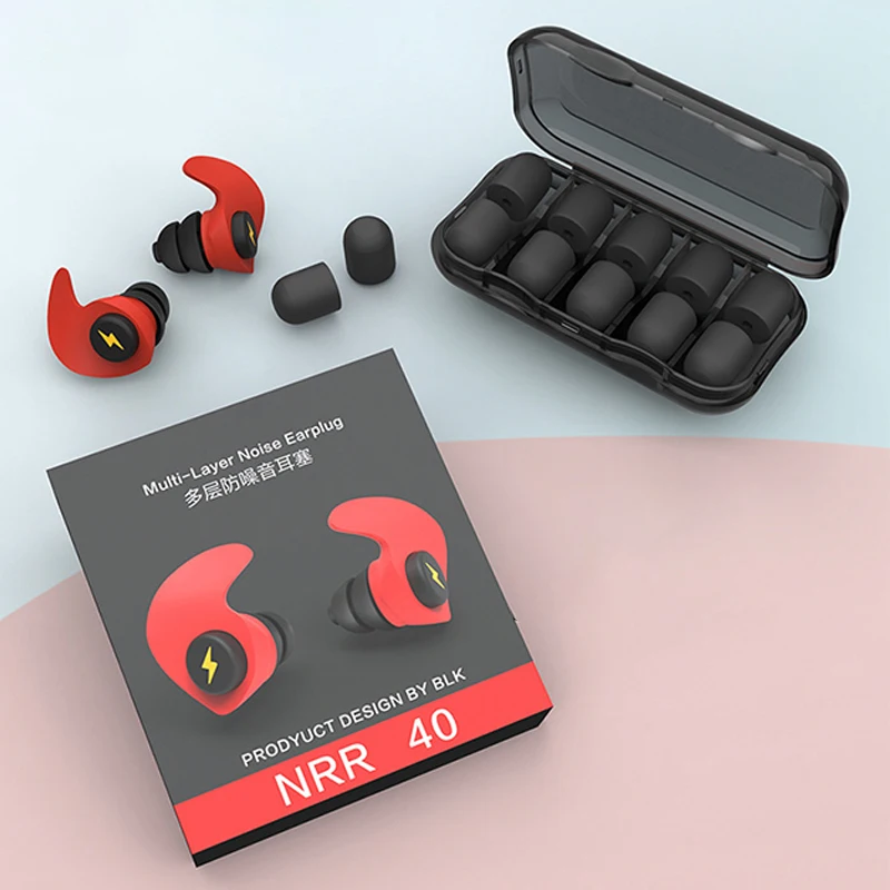 

Soundproofing Artifact Anti-noise Sleep Anti-noise Anti-noise Sleep Silicone Soundproof Home Dormitory Office Earplugs