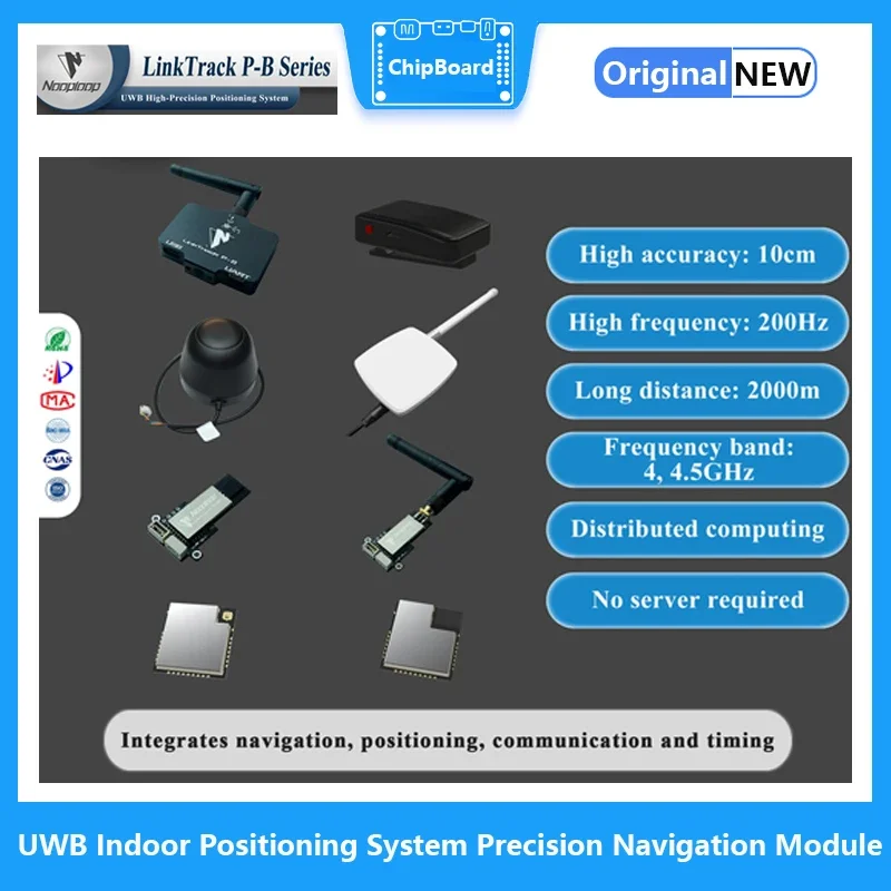 

UWB Indoor Positioning System Precision Navigation Module LinkTrack P-B Series Nooploop